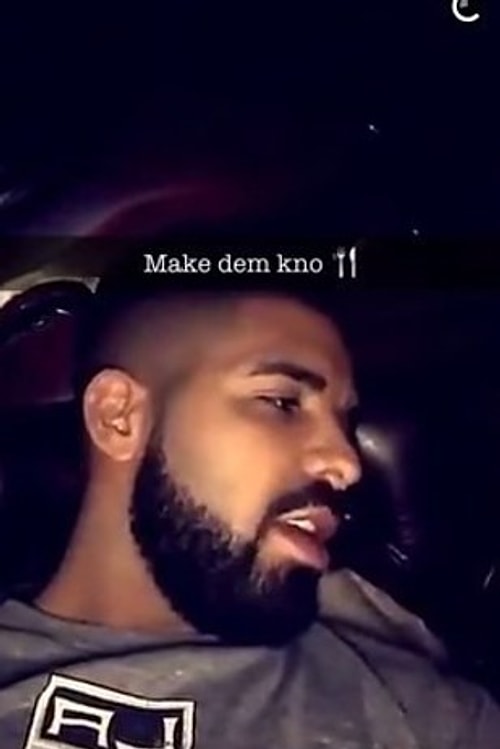 Sosyal medyada Snapchat kullanan Aubrey Drake Graham foroğrafları dolanmaya başladı.