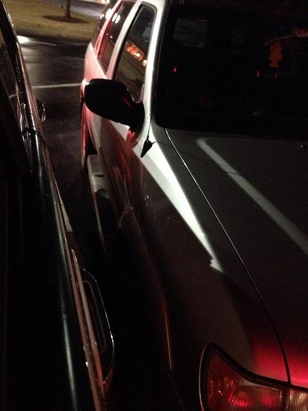 13. Parking your car with zero consideration about the cars next to yours