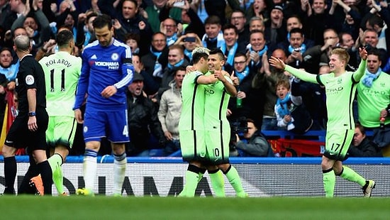 Manchester City, Deplasmanda Chelsea'yi Dağıttı