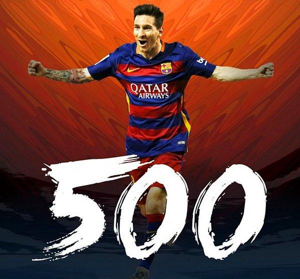 Messi'nin attığı 500 gole dair ilgi çekici istatistikler