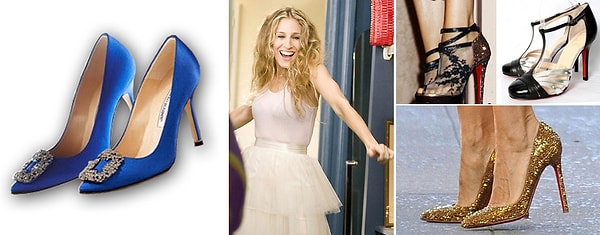 2. Туфли на торжество Елена выбрала как у героини сериала «Секс в большом городе» Керри Брэдшоу 👠