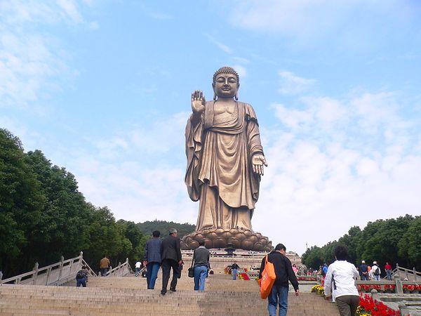 10. Grand Buddha at Ling Shan (China)  – (289 ft) 88 m