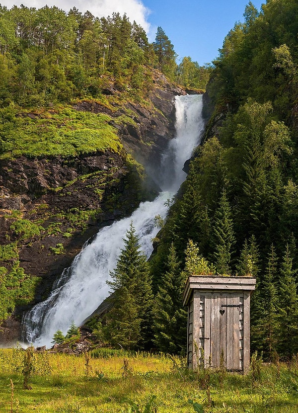 10. Водопад Huldefossen, Норвегия