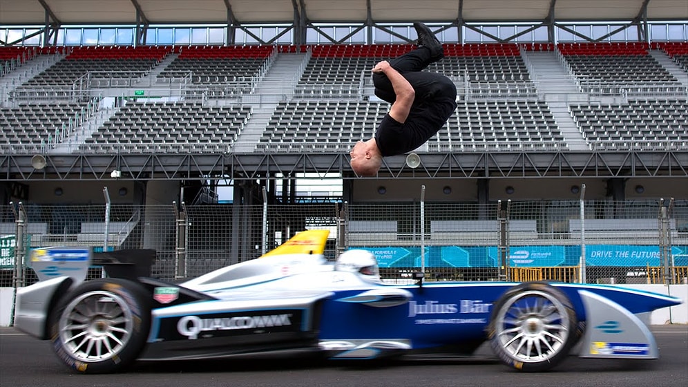Formula E Üzerinden Ters Saltoyla Atlayan Çılgın Dublör: Damien Walters