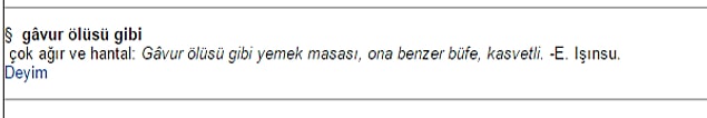 Diğer ölüler sanki kuş tüyü.