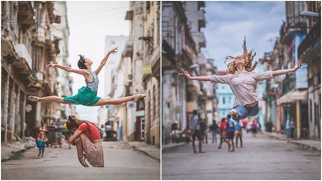 Bale Sokağa Taştı! Küba Sokaklarını Figürleriyle Renklendiren Dansçılardan 24 Müthiş Kare