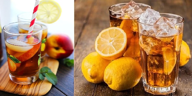 2. Limonlu Soğuk Çaycılar - Şeftalili Soğuk Çaycılar