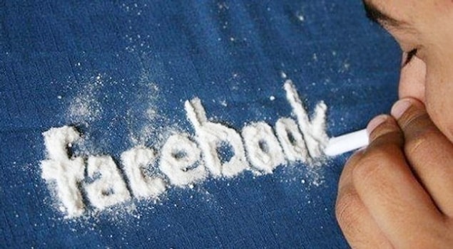 2. Social media addiction triggers the same zone in your brain as cocaine.