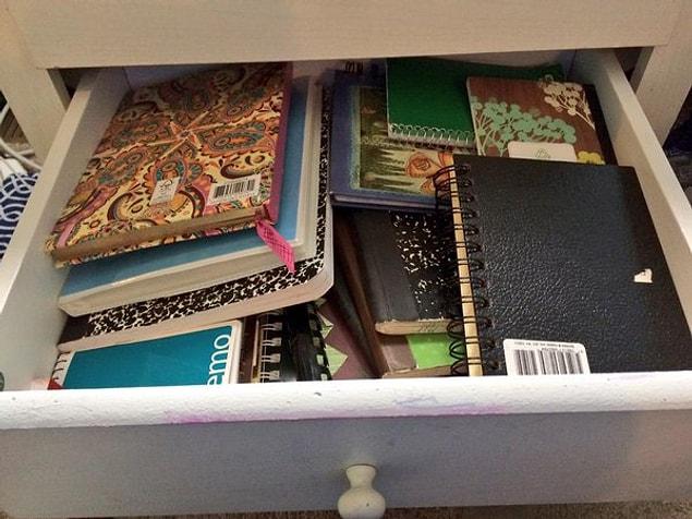 1. You have so many notebooks you can barely keep up.