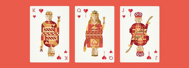 Kupalar ise Lannister Ailesi'nden. Papaz Joffrey, Cersei ve Jaime kızın iki yarısı, ve Tyrion da vale.