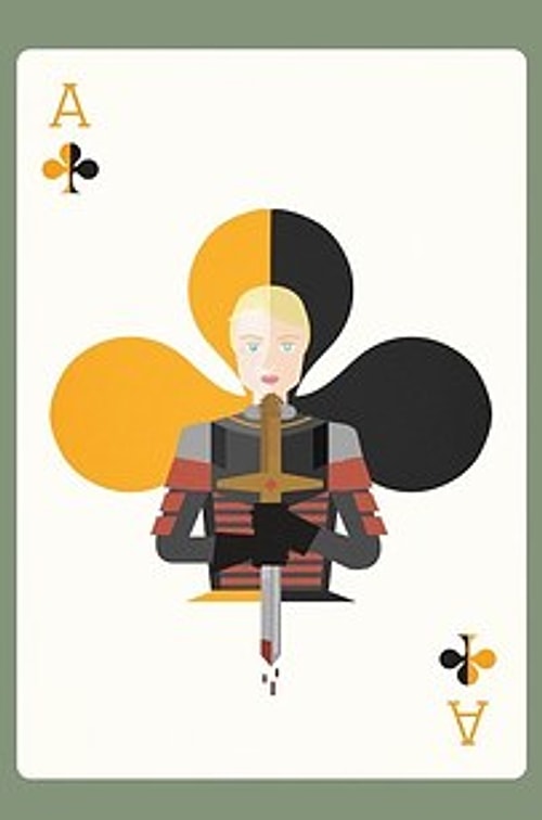 Diğer aslar da şöyle : Bran Stark maça ası, Brienne sinek ası, Margaery Tyrell de kupa ası.