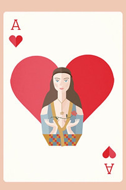 Diğer aslar da şöyle : Bran Stark maça ası, Brienne sinek ası, Margaery Tyrell de kupa ası.