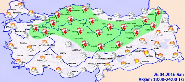 Meteoroloji Uyardı: Kuvvetli Yağış ve Fırtınaya Dikkat!