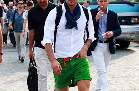 Милые мужчины, носить шорты - тоже искусство!