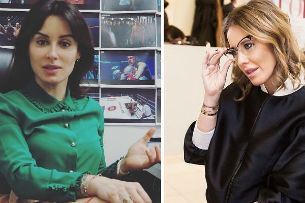 8. Ксения Собчак и Тина Канделаки