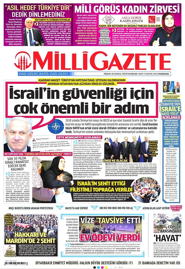 Gazetelerde Bugün | 5 Mayıs Perşembe