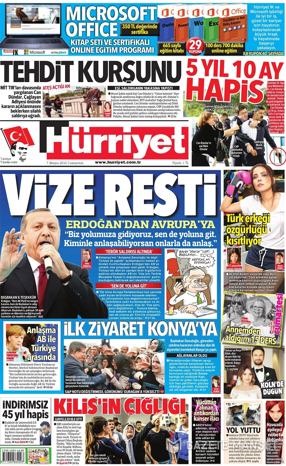 Gazetelerde Bugün | 7 Mayıs Cumartesi