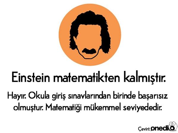 5. Einstein bile matematikten kalmış. ➕➖➗✖️