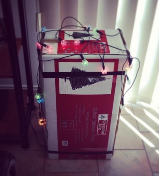 14. "I think there's something wrong with our christmas tree."