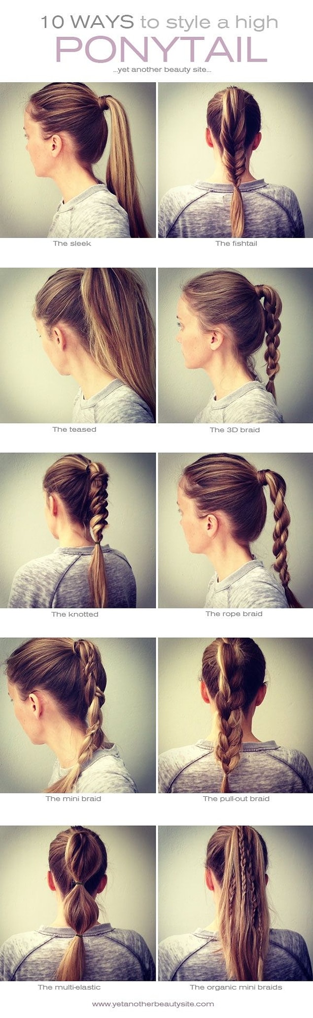 14. There are no limits to what you can do with a pony tail!