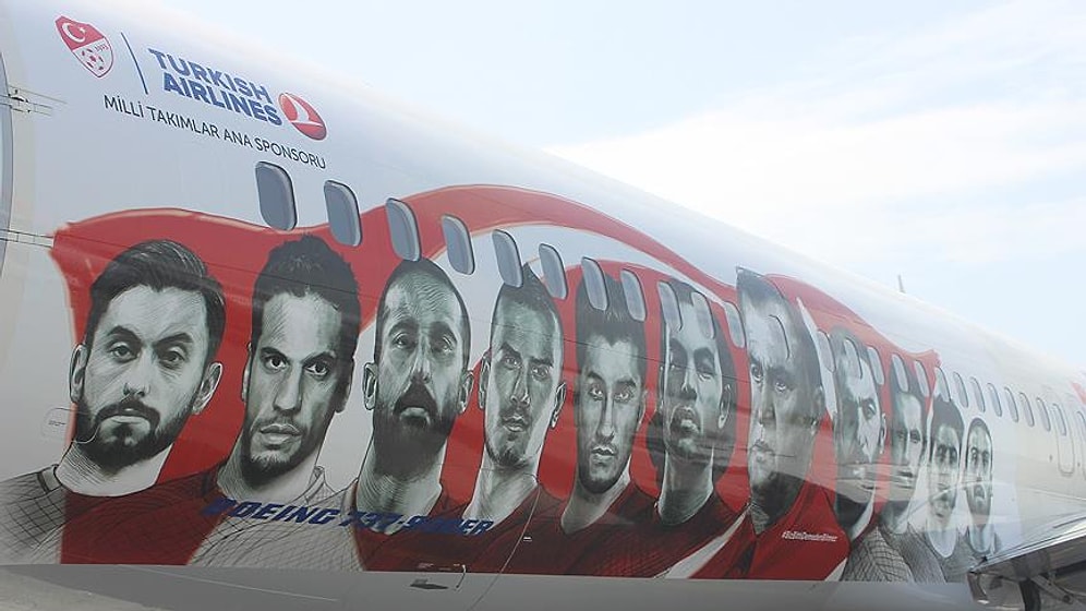 THY'den Milli Takıma Özel Boyalı Uçak