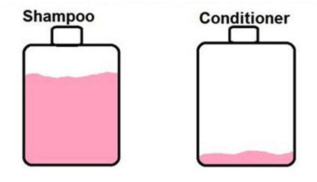 5. Shampoo-conditioner balance...