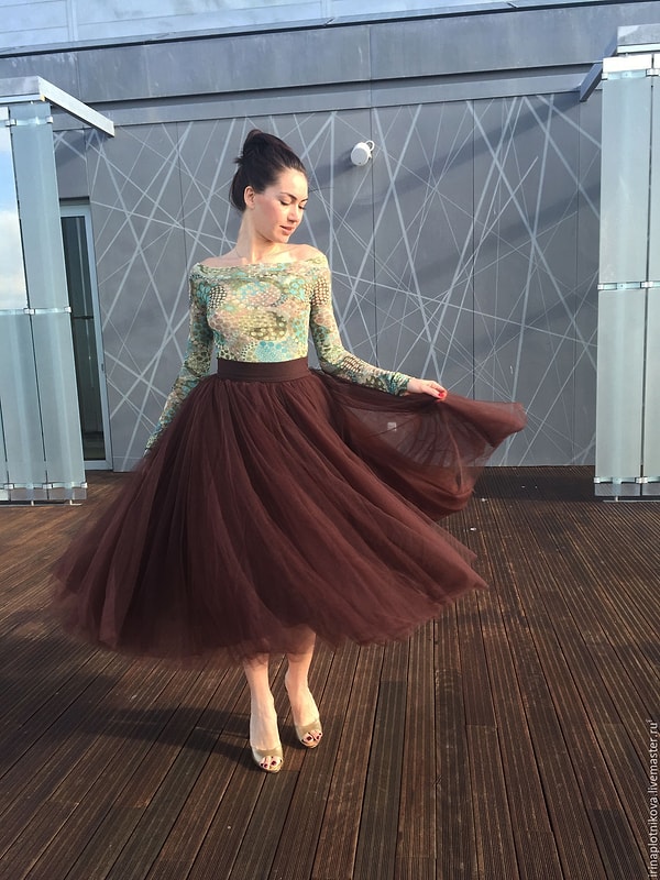 13. Пышные юбки из фатина отлично подойдут для праздничного вечера