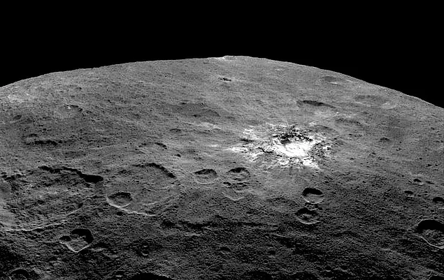 Ceres, 940 kilometrelik çevresiyle, Güneş sisteminin bilinen en büyük asteroididir.