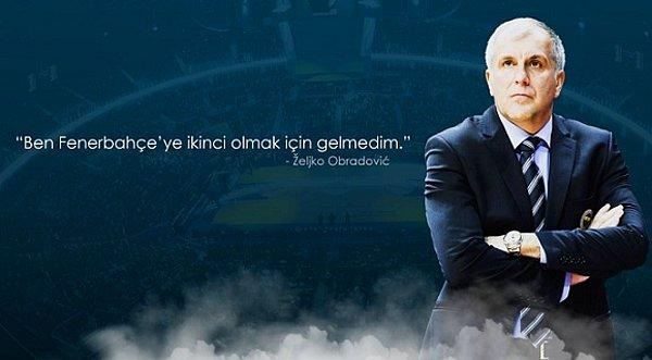 Bonus: "Ben Fenerbahçe'ye ikinci olmak için gelmedim."