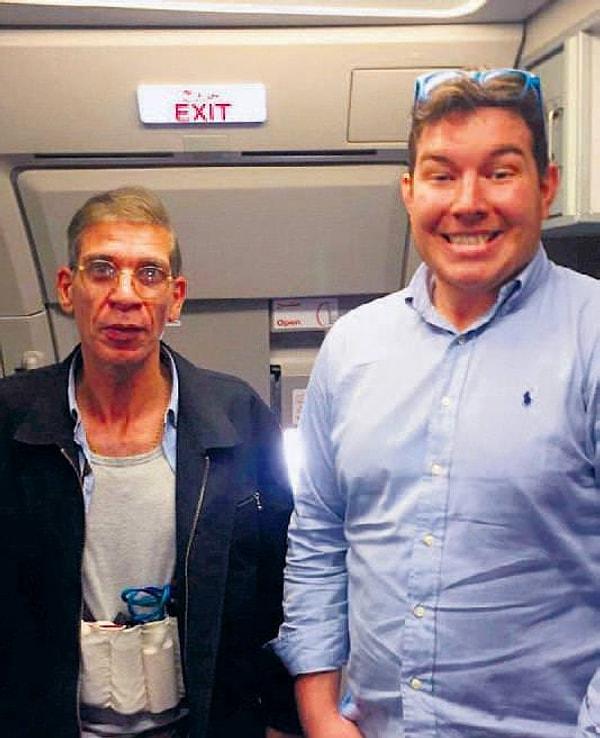 21. Mısırlı hava korsanıyla çektiği bu selfie ile meşhur olan yolcu.