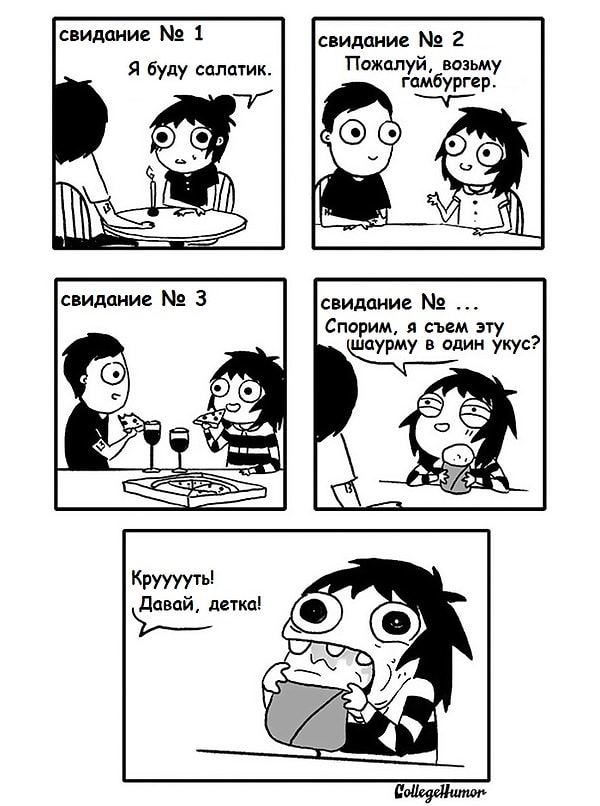 3. Поход в кафе