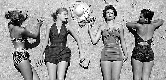 Красота женщин 40-50-х гг. на черно-белых фотографиях Нины Лин