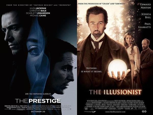 11. Prestij - The Prestige (2006)  / Sihirbaz - The Illusionist (2006)