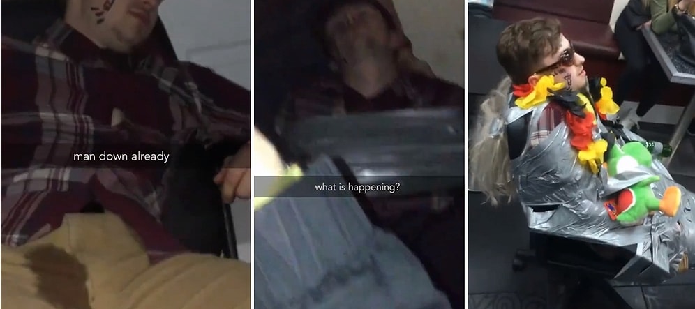 İnsan İnsana Bunu Yapar mı? Arkadaşları Tarafından Maymuna Çevirilen Sarhoş Genç