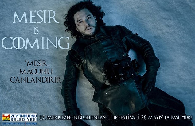 1. Macun değil sanki Kızıl Kadın Melisandre