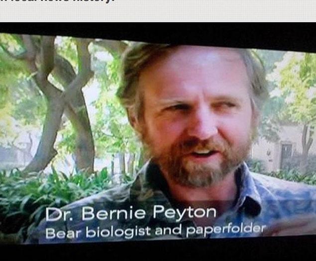 7. Bear Biologist and Paperfolder