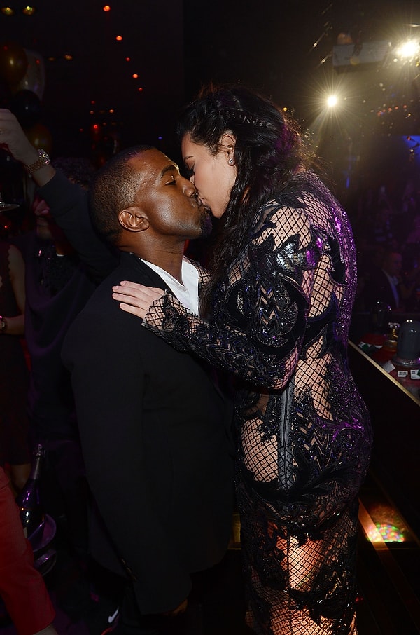 8. Kanye West & Kim Kardashian