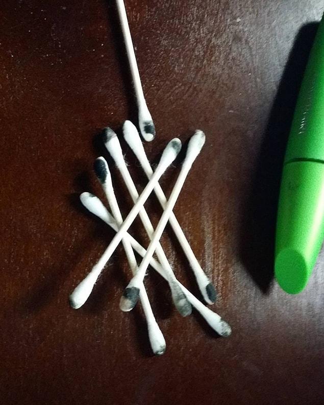 7. You'll see Q-tips everywhere and you are not surprised.