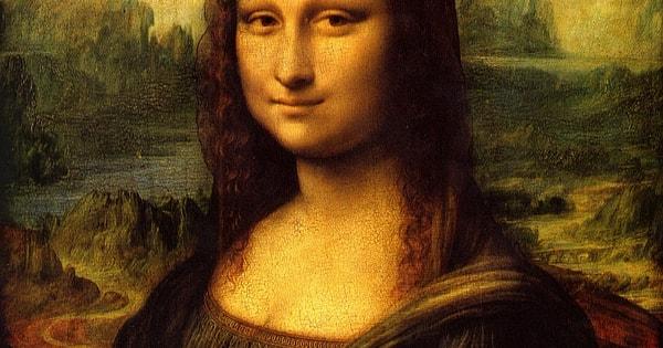 6. Da Vinci ile devam edelim: Bir iddiaya göre, sanatçı meşhur yapıtı "Mona Lisa"nın dudaklarını 12 yılda tamamladı.
