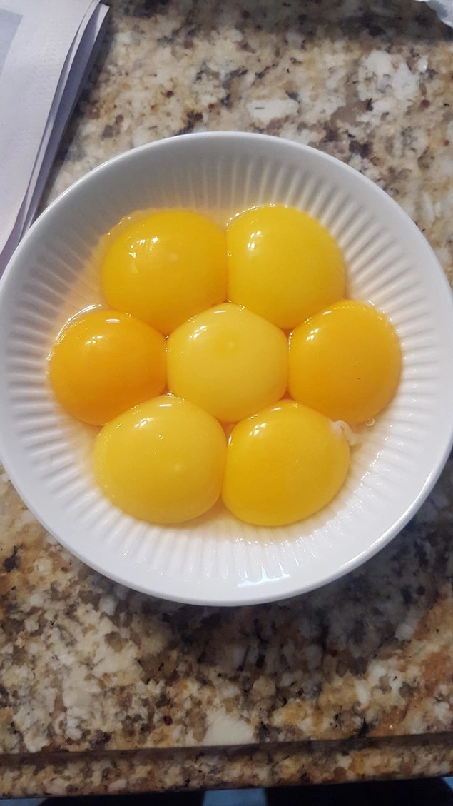 Yumurta sarılarının muhteşemliğinin çiçeksiliği ^^