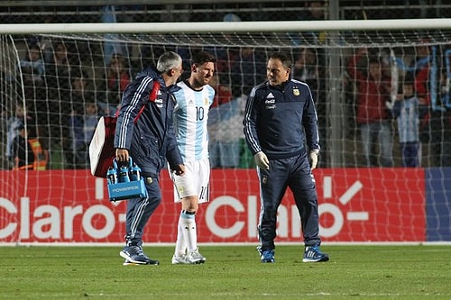 Messi Milli Maçta Sakatlandı