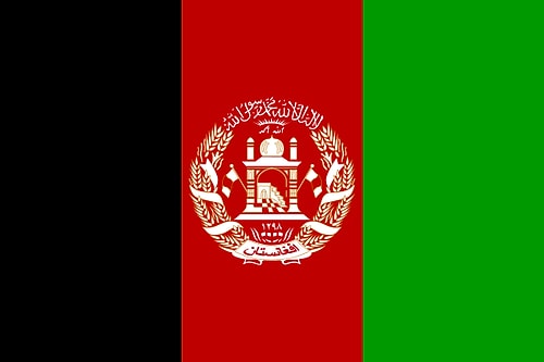 Üstünde Yapı Çizimi Olan İki Bayrak Var: Afganistan ve Kamboçya. Dünyanın En Fakir Ülkeleri