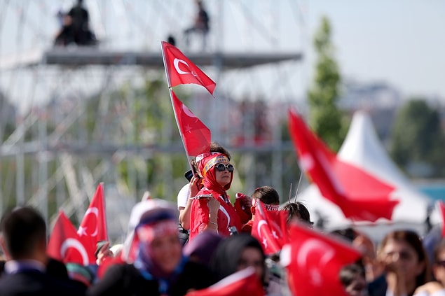 Gösteriler ve 'Fetih Şöleni'nden kareler: