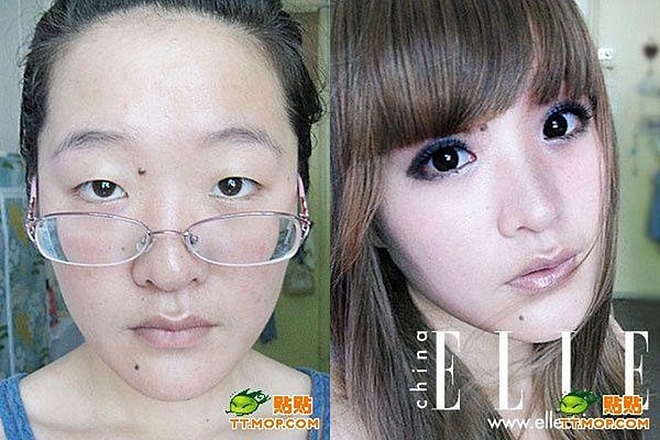 5. Последнее время в странах Дальнего Востока стало модно делать дабл-снимки (на одном "В реальной жизни", а на другом "В виртуальной").