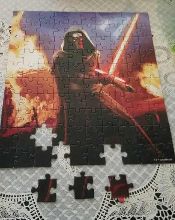 9. Как можно было сделать такой пазл?