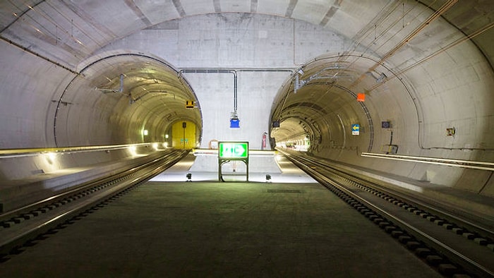 Dünyanın En Uzun ve En Derin Tüneli Gotthard Açıldı