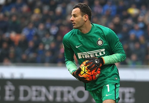 Kalede Samir Handanovic ve Asmir Begoviç