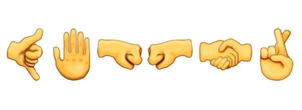 Yeni el emojilerinin en güzel özelliği: Her türlü el hareketi serbest!