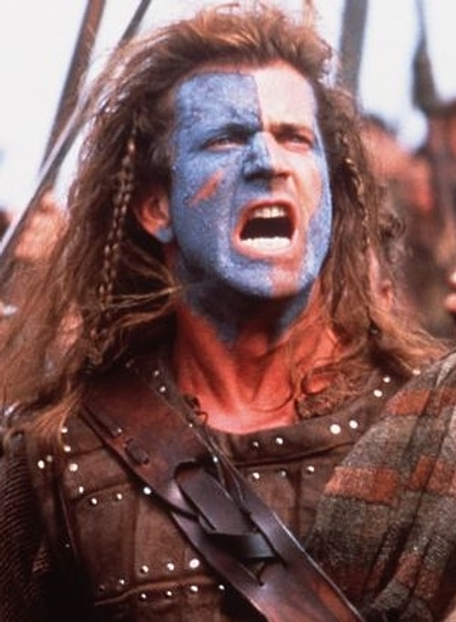 William Wallace / "Braveheart" filminde Mel Gibson