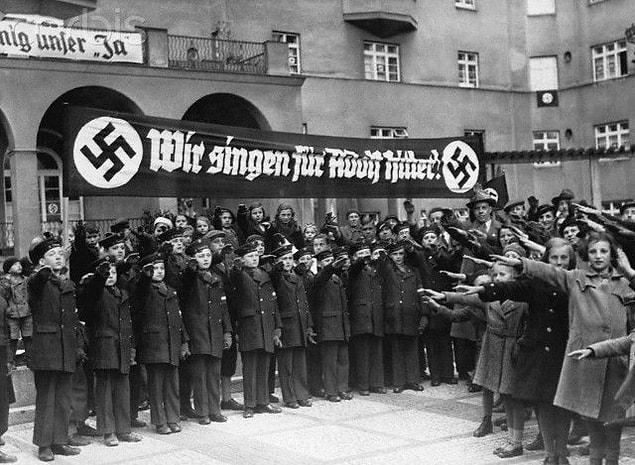 14. We are singing for Adolf Hitler!